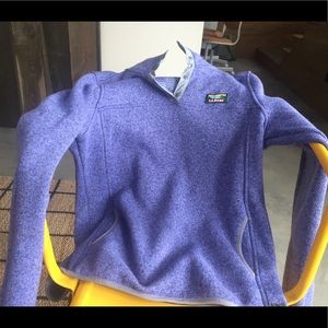 LL Bean Half Snap Sweater Pullover